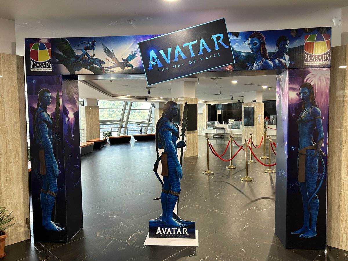 ursmohan_kumar's tweet image. #AvatarTheWayOfWater #PrasadsLargeScreen #PrasadsMultiplex