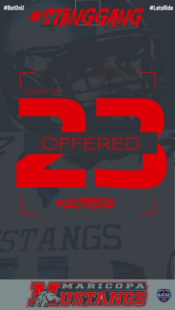 GilbertTGuerra1's tweet photo. After a great conversation with @CoachRetiz I am blessed to have received my first offer to @MaricopaMustang! God is good. 🙏🏽 https://t.co/pbELLbwaXI