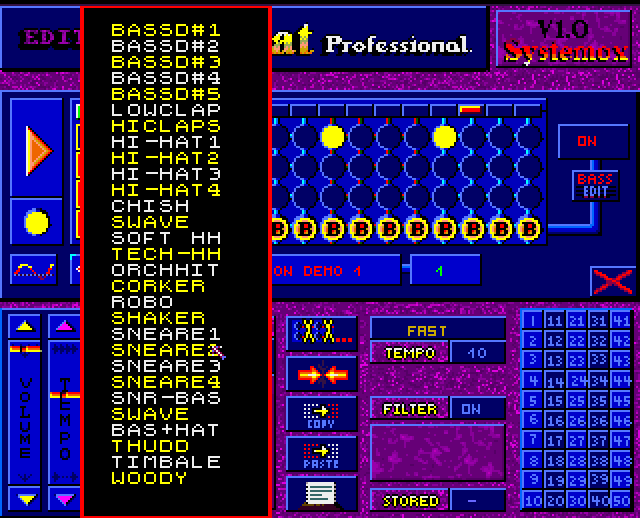 SolarPhasing's tweet photo. X-Beat Pro (1993)
#Amiga #Commodore #RetroComputing #Retro #Music #Sequencer #XBEAT
I was playing around with it.
Do you know another Software like this one? https://t.co/LvblnZAa1i