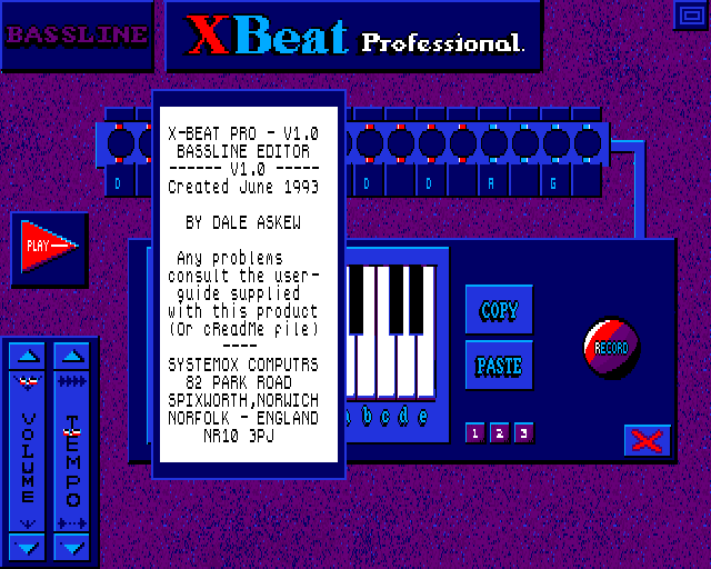 SolarPhasing's tweet photo. X-Beat Pro (1993)
#Amiga #Commodore #RetroComputing #Retro #Music #Sequencer #XBEAT
I was playing around with it.
Do you know another Software like this one? https://t.co/LvblnZAa1i