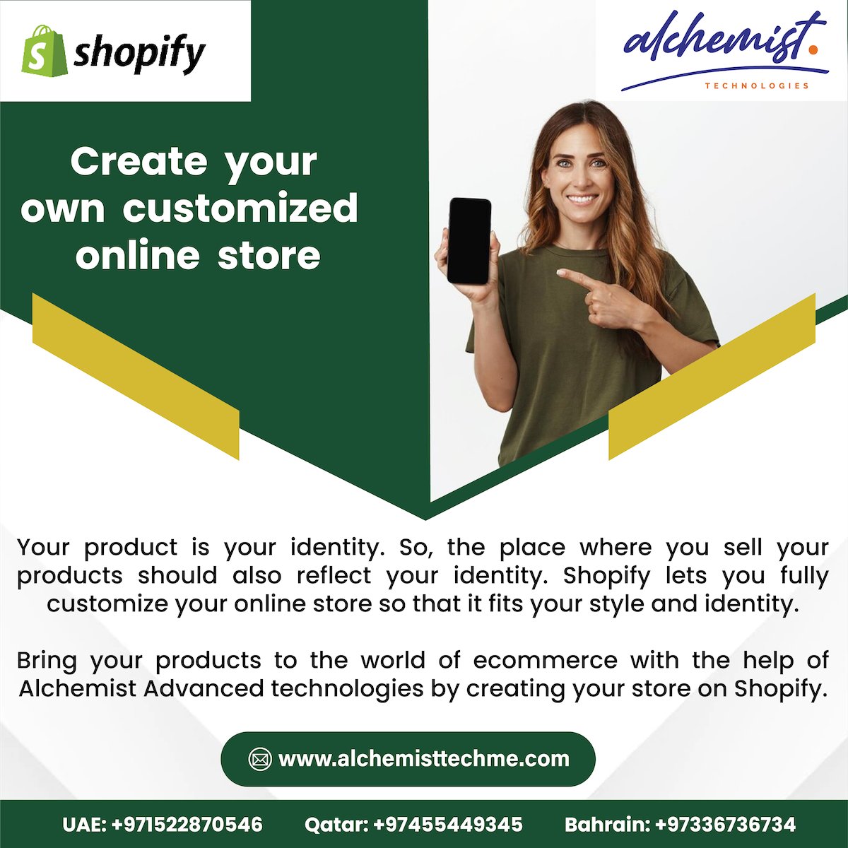 AlchemistAdvan1's tweet photo. Go online using the best. Go Shopify.
#Shopify #OnlineStore #AlchemistAdvancedTechnologies https://t.co/P7WFVpTwzT