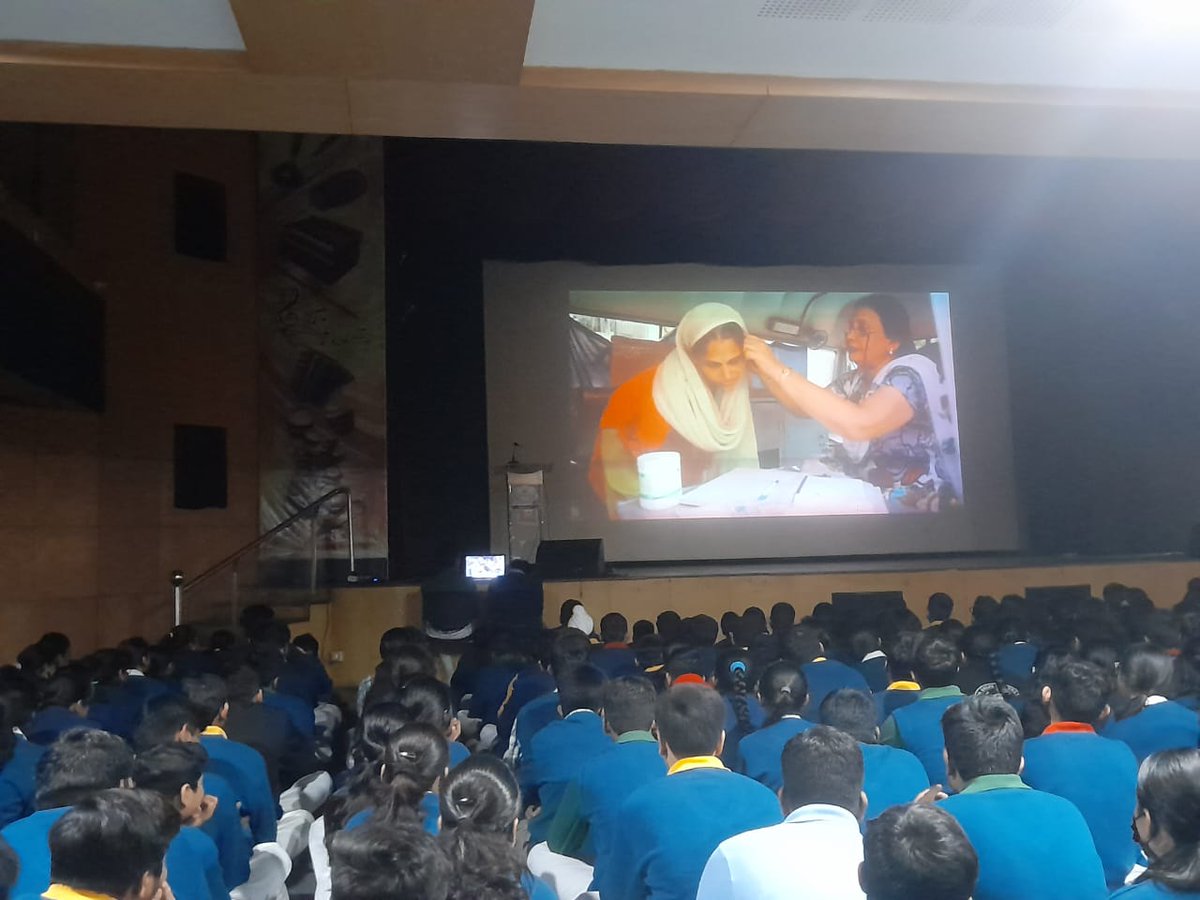 RashmiJ99932149's tweet photo. "It doesn't matter who you are, where you come from, the ability to triumph always begins within you." #AhlconIntl  Smile Foundation organized  Campaign &amp; Orientation Programme to sensitise students for a noble cause @ashokkp
@y_sanjay
@pntduggal @kandhari_ekta @smilefoundation https://t.co/7fxn9H6yOi