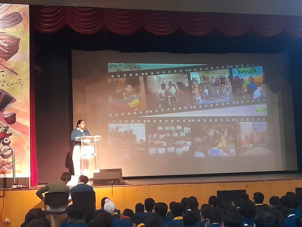 RashmiJ99932149's tweet photo. "It doesn't matter who you are, where you come from, the ability to triumph always begins within you." #AhlconIntl  Smile Foundation organized  Campaign &amp; Orientation Programme to sensitise students for a noble cause @ashokkp
@y_sanjay
@pntduggal @kandhari_ekta @smilefoundation https://t.co/7fxn9H6yOi