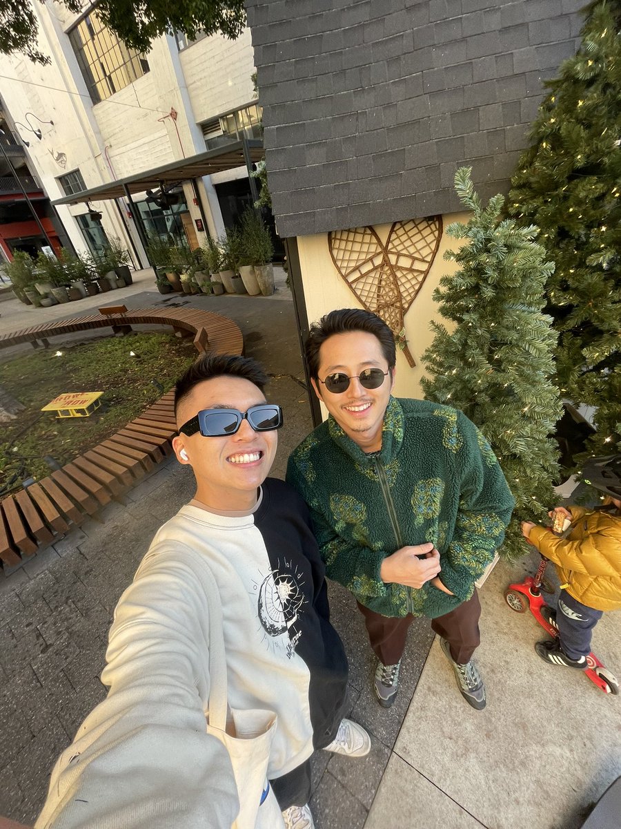 I went to get a haircut and met Steven Yeun