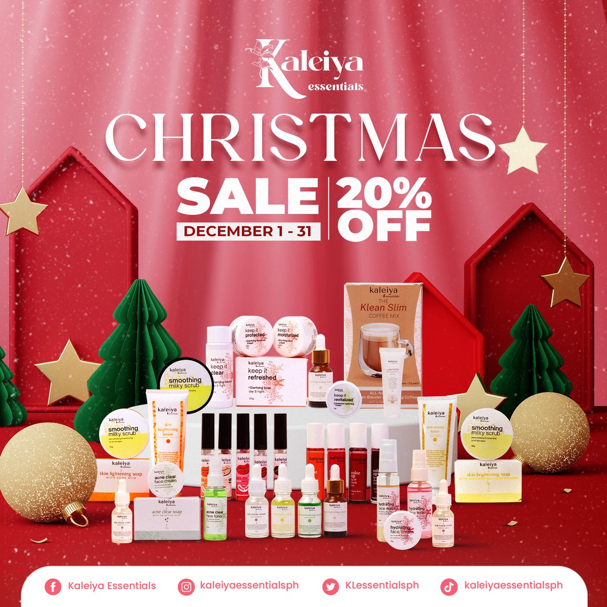 KLessentialsph's tweet photo. Christmas Sale! Avail 20% Discount now! https://t.co/OH8t7Wk8fY