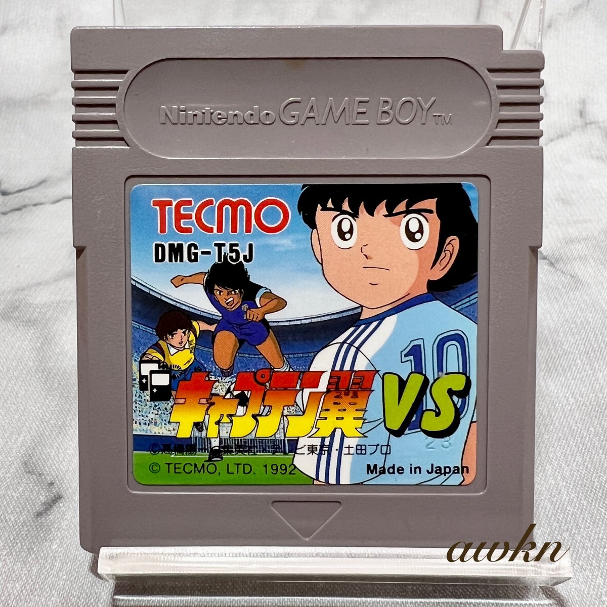 awkn_shop's tweet photo. キャプテン翼 VS
型番：DMG-T5J

#game1992
#game #gb #gameboy #ゲームボーイ
#任天堂 #nintendo #ニンテンドー

#キャプテン翼　#サッカー　#TECMO
#レトロゲーム #ワールドカップ
#レトロゲームコレクター　#Jリーグ
#ゲームコレクター　#ゲームマニア
購入はこちら📦→https://t.co/wzca5X4ljJ https://t.co/q9qHwhExPk