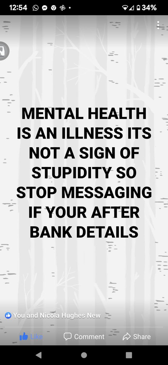 collectibulldog's tweet photo. I leave this on my @Meta #account they state no over 18s accounts but even have #LocalHookups as theme for messenger
#MentalHealthMatters #mentalillness #scammers #funny https://t.co/6bIwZu7XT9