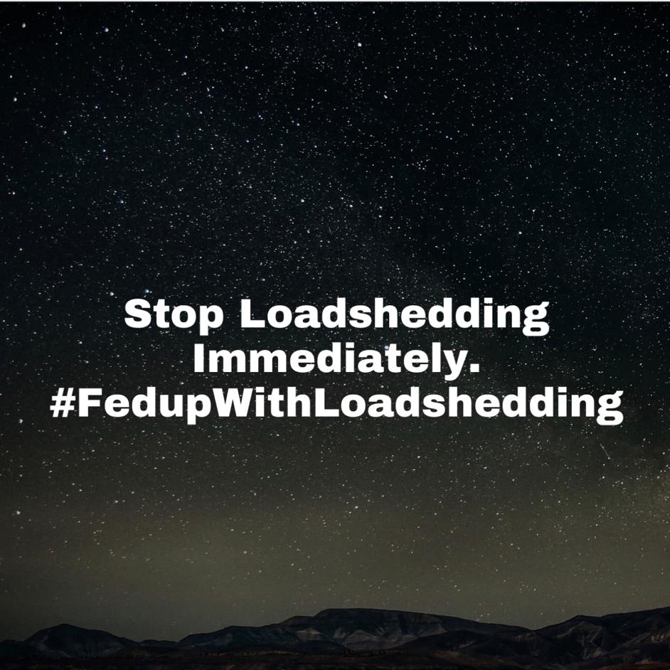 beingzinhle's tweet photo. Enough is enough. Loadshedding must end 😡 #FedupWithLoadshedding #Loadsheddingmustfall https://t.co/ta8CAzzX1j