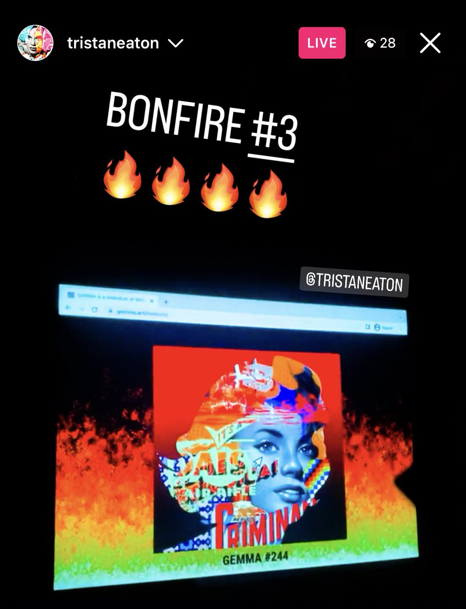 Burn or Hold.
Burn or Hold.
BURN.

#Gemma #TristanEaton #NFT