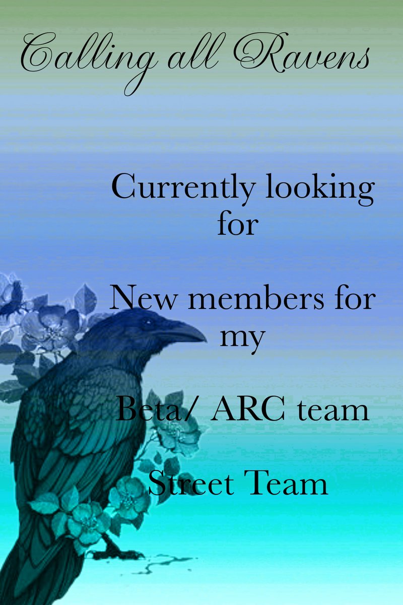 Calling all readers! Looking for readers who like books with mental health awareness, hot scenes and getting to read a book before anyone else, I would love to have you on my Beta/ARC team. 
Not for you, love posting on social media sites, then I could use you on my street team!