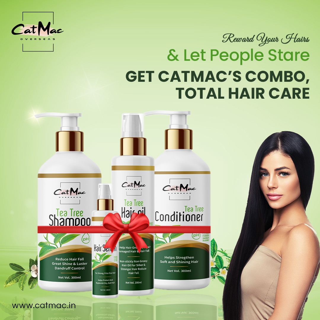 Catmac_in's tweet photo. #CatMac combo #Offer of #TeaTreeshampoo #TeaTreeConditioner #TeaTreeHairOil and #TeaTreeHairSerum 
Get 50% off https://t.co/e1wmsXnYjn

#wintersale #India #discount #sale #haircareproducts #haircareroutine #hairoil #shampoo #conditioner #hairserum #hairgrowthproducts #hairgrowth https://t.co/nPZQ1DWUkf