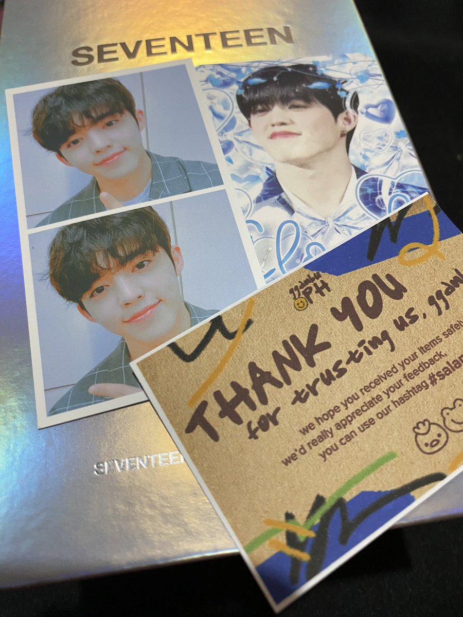 sjycsc's tweet photo. 💌 —☆ @gganbuph || #makibuys 🤍

♡ iba yung kilig!!! got my caratbong na po with my bb cheol freebie🥹😭😭 super thank youu gganbuph for this pahanap :< ang bait pa and grabe patience nila dahil makulit ako hahaha ‘til next transaction ♡

#salamatgganbu https://t.co/NqnWqnL7O4