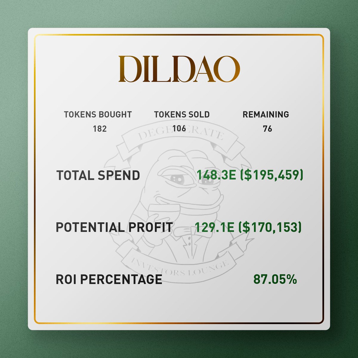 DILDAO has always been bullish on <a href="/valhalla/">VALHALLA</a>. Grails acquired. Tokens loaded. 

See you degens at the armory 🫡