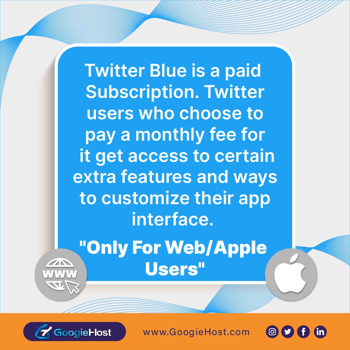 GoogieHost's tweet image. What is Twitter Blue?

@googiehost #googiehost #twitterblueroom #twitterblue #twitterbkuetick #twitterupdate #twitterupdates #twitterupdatesbts #twitterupdatebts #elonmusk #elonmuskquotes #elonmuskmemes #elonmusknews #elonmuskisagenius #elonmuskmotivation #elonmusktweets #ELON