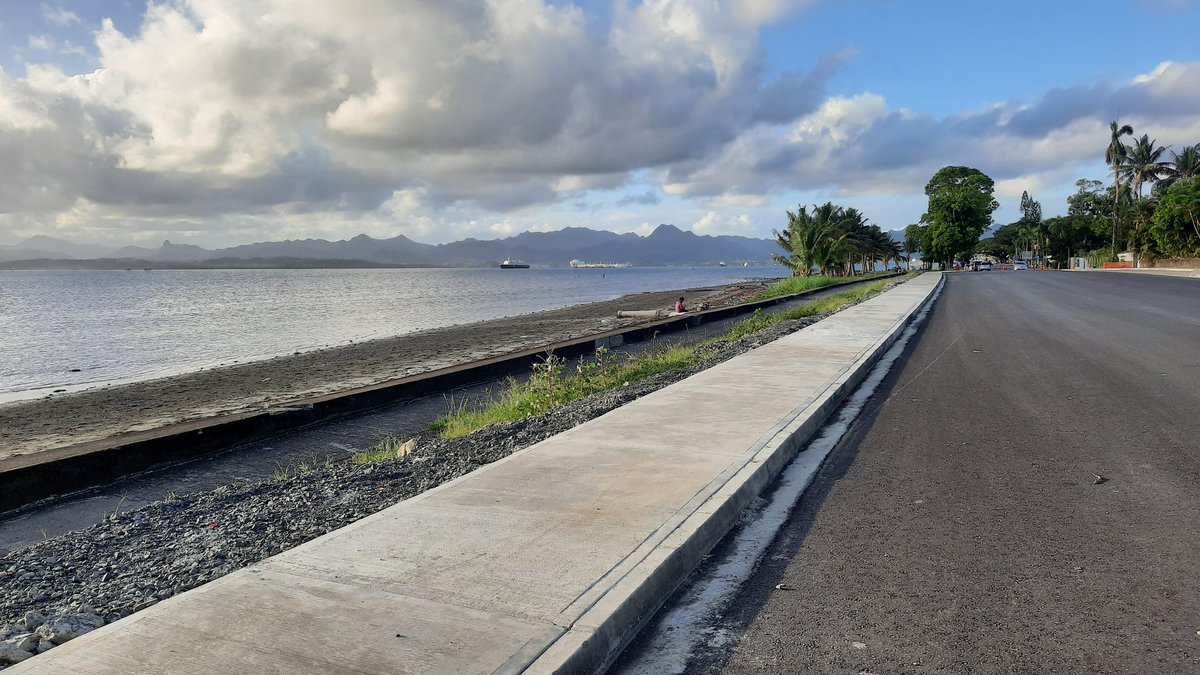 #afternoonwalk New foreshore road, walkway. #Suva #electionday2022