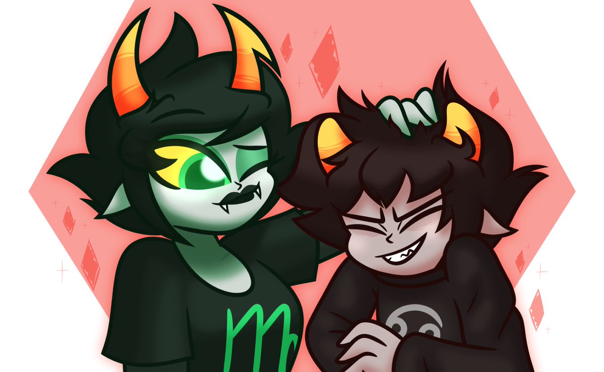 BUGFlower99's tweet photo. ♦♦♦
#Homestuck #HomestuckFanart #Home22tuck #KarkatVantas #KanayaMaryam #Moirallegiance #Palerom #Moirails #Shipping
Speedpaint:
https://t.co/FSQakAS71T https://t.co/Y2ibnS6eLi