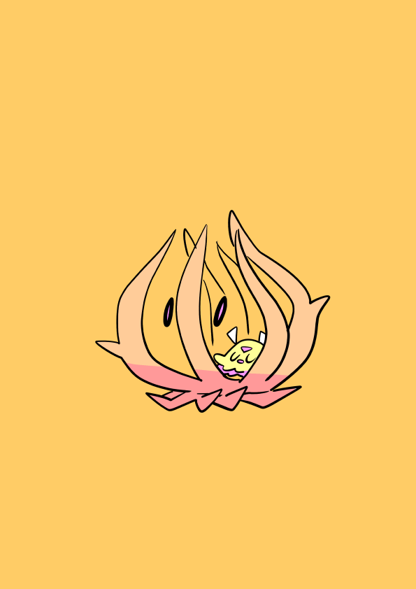 「寝てるヒラヒナ 」|加藤カトヲより愛をこめてのイラスト