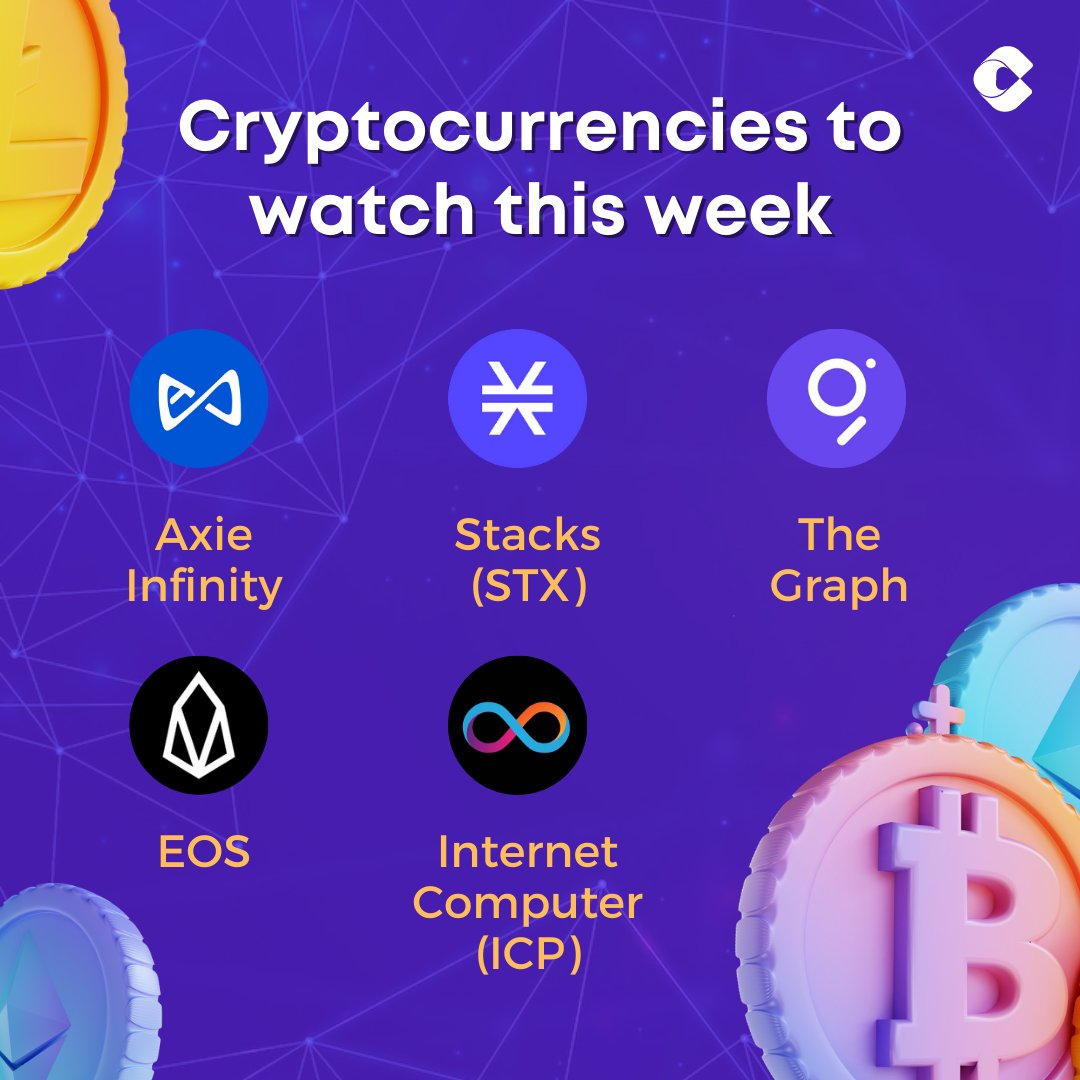 crypsoHQ's tweet photo. 5 cryptocurrencies to watch this week

Read the thread👇

#crypso #AxieInfinity #Stacks #eos #internetprotocol #thegraph #cryptocurrency https://t.co/wAvgdGgDaH