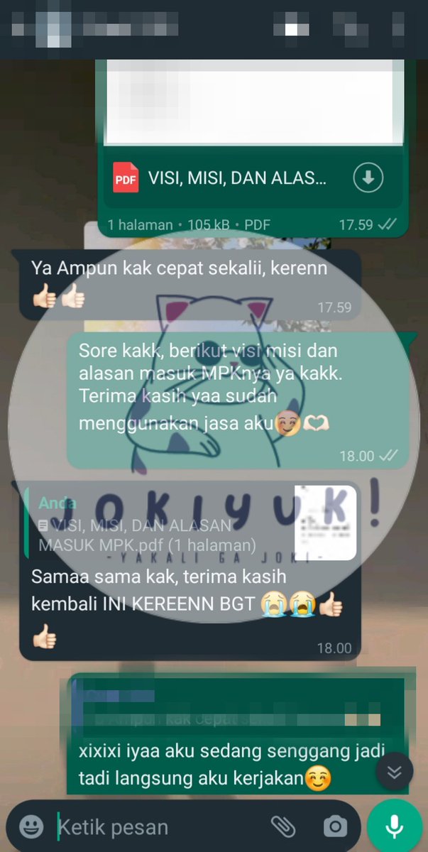 Jokiyuu's tweet photo. 132. TESTI VISI, MISI, DAN ALASAN MASUK MPK!!
MAU JOIN OSIS/MPK TAPI BINGUNG SAAT WAWANCARA?! BOLEH BANGET YUK JOKI SEMUA PERTANYAAN, VISI, MISI, MAUPUN PROKER KE AKU!! TINGGAL CHAT WA AKU DI BIO🥰
#Jokitugas #jokivisimisi #mpk #osis #testiyuk https://t.co/ZJIFsV9otG