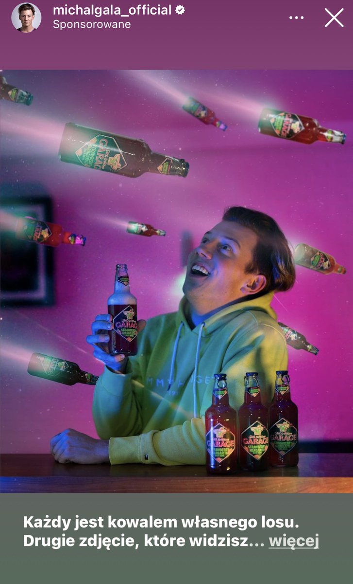 RuchStompow's tweet photo. Wiece co jest gorsze od scamu?

Reklamowanie przez influencerów alkoholu słowami „nuda i wszechobecna prokrastynacja zabija nas od środka”, by potem dodać „Piwo GARAGE przenosi nas w szalony, kolorowy i pełny energii świat!”🤡

I jeszcze te zdjęcia.

Masakra. https://t.co/5190NQw5E9