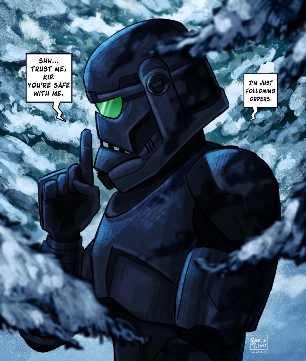 beetlecrest's tweet photo. Hunter Bad Batch? You mean...Hunter Imperial Officer of the Galactic Empire.

[Star Wars, The Bad Batch] https://t.co/RN5JGgtl5p