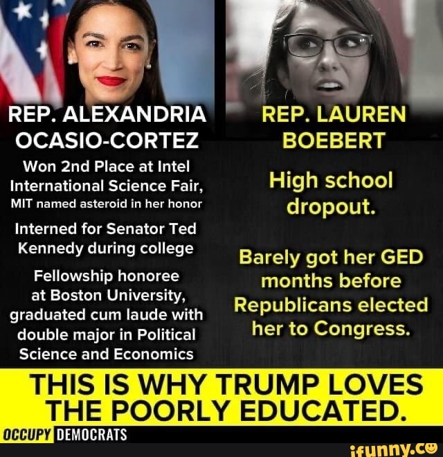 This is why Trump Loves the Poorly Educated, Lauren BoBo Boebert Crazy and Deranged #MORON High School Dropout. Prison for BoBo MTG TFG #Trump The DOJ <a href="/cspanwj/">Washington Journal</a> DEMS vs GQP