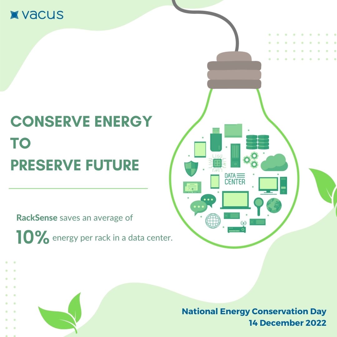 Vacustech's tweet photo. While integrating #sustainability and #technology  into everything we do, @Vacustech's Racksense works to lower data center energy consumption by 10% per rack, achieving carbon neutrality and a scalable impact on your data center. For your better tomorrow, save #energy today. https://t.co/ompWwuOG3q