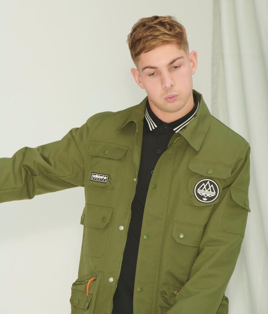 Adidas spezial haslingden jacket green hotsell