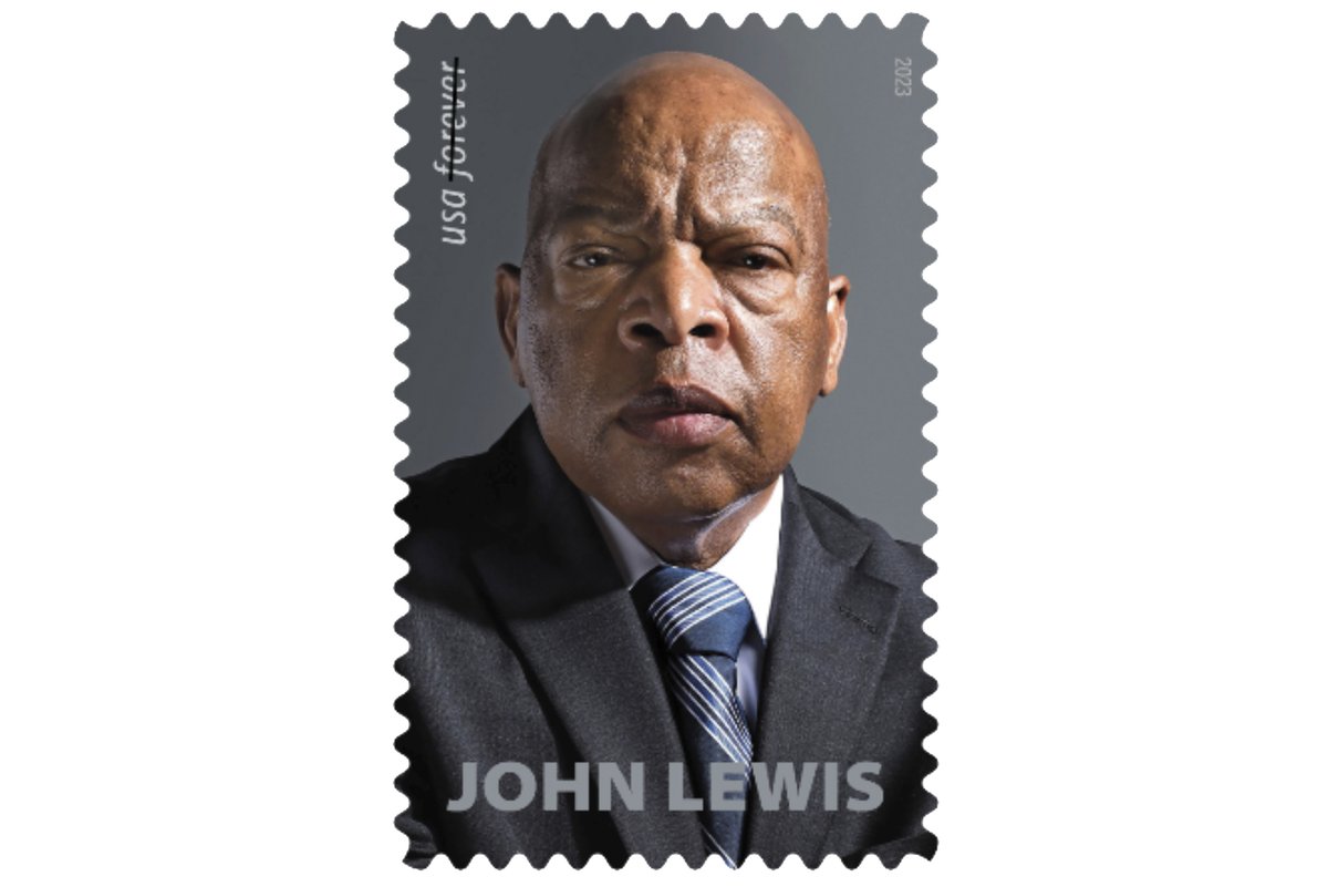 1010WINS's tweet photo. US postage stamp to honor civil rights icon John Lewis https://t.co/Lw7BJvt8Cd https://t.co/z1u0jLyIUD