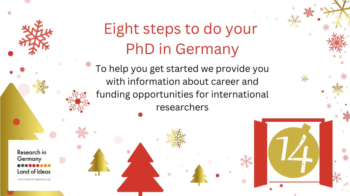 Thinking about doing your #PhD in 🇩🇪 and don't know where to start? We have your back.  Take a look at our eight steps to do your PhD in Germany 👉 ow.ly/fnjV50M3007 #Career #Funding