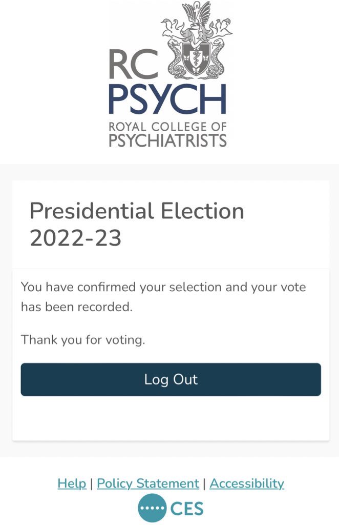 Vote wisely! The stakes have never been higher! 🙂 #VoteKate
#RCPsychPresidentialElections 
#RCPsychPresident #MedTwitter #PsychTwitter