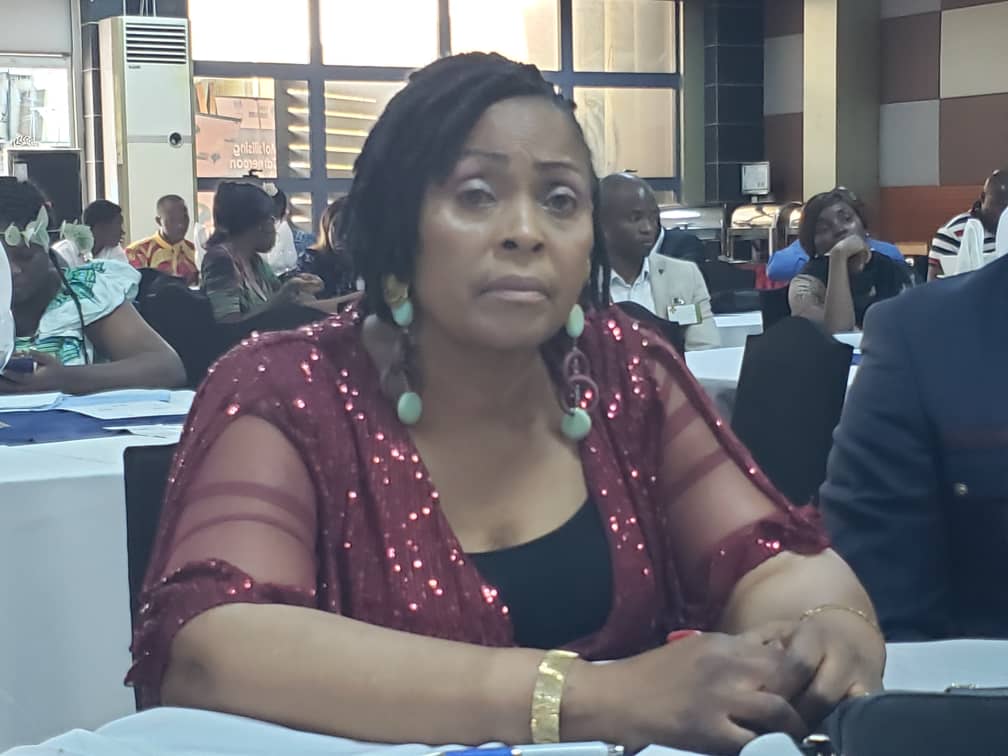 SDGscameroon's tweet photo. "If women are given the space, capital, and empowerment to cultivate the #CircularEconomy, women could potentially drive responsible consumption & production behaviours through role modelling and cultivating a circular economy culture." Hon. Mbonyor Naomi Ngando #Cameroonstudio https://t.co/04jMyyXtqk