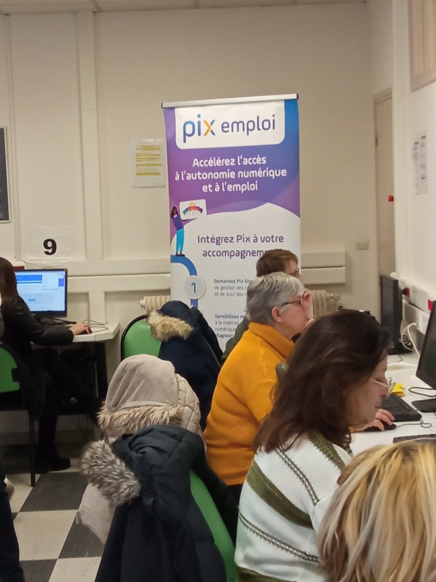 ▶️Agissons ensemble sur l'#inclusion numérique!
<a href="/Pix_officiel/">Pix</a>  ,la DG Pôle emploi et l'agence de St-Martin-Boulogne collaborent pour faire évoluer le
 #diagnostic numérique proposé aux demandeurs d'emploi. 
👉Identification de nouveaux besoins
👉Développement de nouveaux services