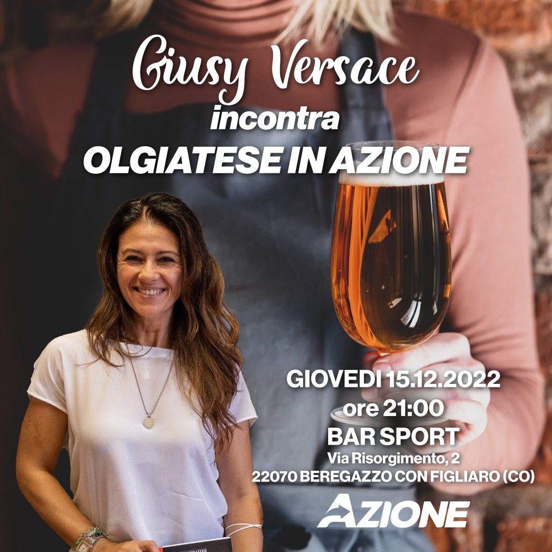 Domani con noi c'è la senatrice <a href="/GiusyVersace/">Giusy Versace</a> alle 21 al Bar Sport di Figliaro. Una bella occasione per discutere del territorio e anche in ottica elezioni regionali.