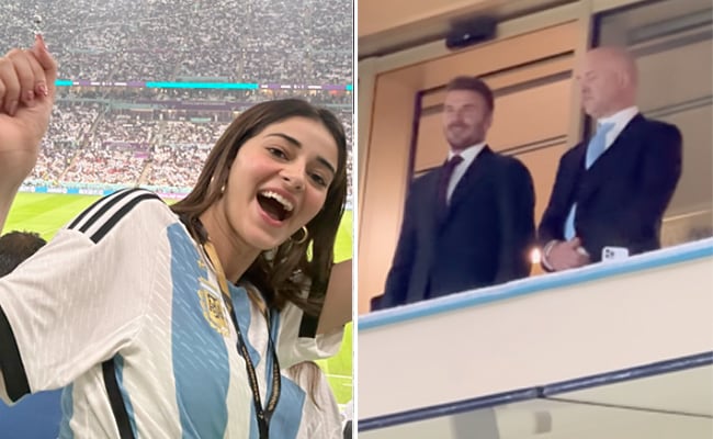 "David Beckham Waving At Us": Ananya Reveals FIFA World Cup Highlight: Ananya Panday and Shanaya Kapoor have shared glimpses from the Argentina vs Croatia match dlvr.it/SfLZg5