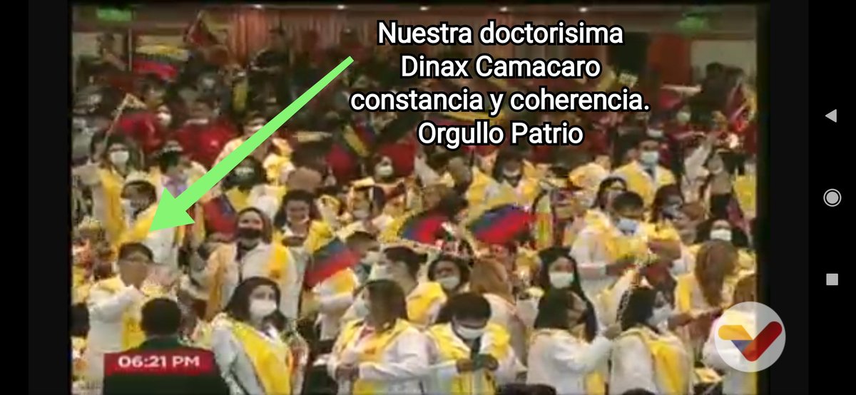 @RNVinformativa @NicolasMaduro Mi hermana entre ellos un gran honor y logro, aun en pandemia, sabotaje,sanciones, bloqueo, especulación criminal y crisis mundial económica. Solo en revolución #VenezuelaIndestructible