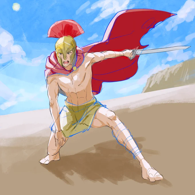 これは今日の授業のイラスト、1時間くらい 