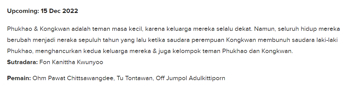 HabisNontonFilm's tweet photo. 10 Years Ticket

Series Thai yg udah lama minton tunggu akhirnya bisa tayang besok di Vidio dengan subtitle Indonesia.💃

Tapi kayaknya bakal sedih deh drama keluarganya. https://t.co/xUgl5rRGmt