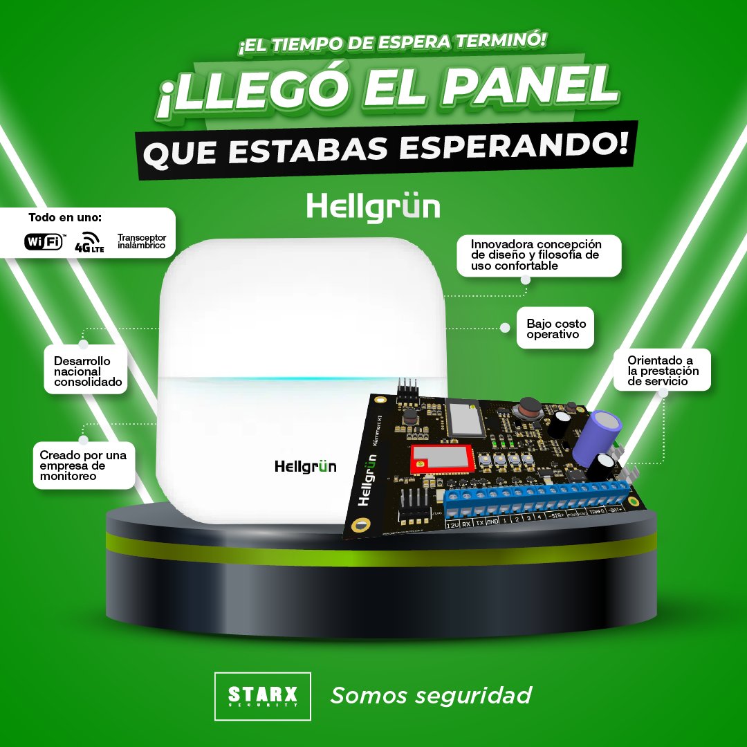 noticiasRNDS's tweet photo. 👉 Te presentamos el nuevo panel de alarma Kümmert de Hellgrün. Pensado, diseñado y fabricado en la Argentina, a la medida de tus necesidades💪🏻
➕ INFO: #StarxSecurity
📱 WhatsApp: https://t.co/e6vxyeQ8Ky
📧 ventas@starx.com.ar
🌐 https://t.co/76Xi9LU3Zq https://t.co/qz2UPiQw67