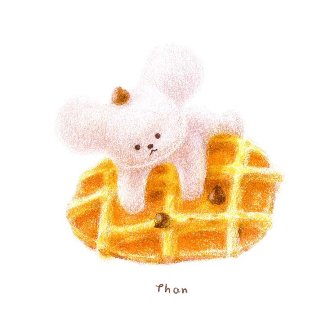 artism11623985's tweet photo. Um...waffle or Croffle? 🥐
ครอฟเฟิลครอฟใจ แต่ที่หัวอ่ะ ชอคชิฟนะ 🤣
Ig : mayyahooostudio
#foodillustration #waffleart #illustrationartists #bearcharacter #cuteillustration #cuteart #kawaiiart #pencilcolor #drawingart #arttoday #cutetoday #artstagram https://t.co/4WfZCpR8Sc