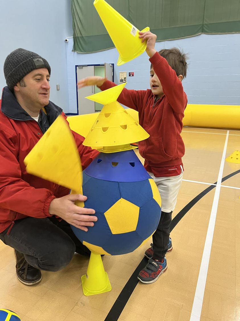 👨‍👩‍👧‍👦 TOTS FOOTBALL FUN is for the entire family! 

We love to encourage the family of our tots to get involved in our sessions. Parents, grandparents and siblings are all welcome to join in with the fun and games!