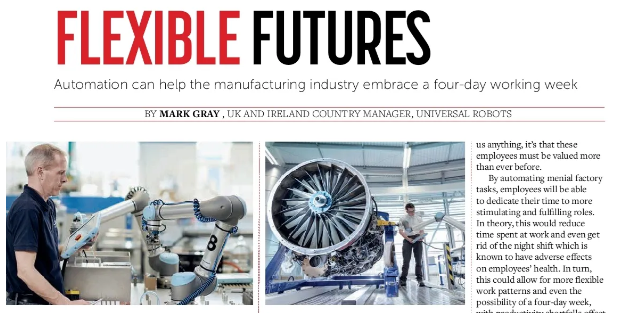 AlanRossney's tweet photo. @IETRobots
Interesting post from UR 
https://t.co/Y97GB3TnIp

#automation #work #manufacturing #cobots #robots #robotics #universalrobots #industry4 https://t.co/6fSHR7jNMl