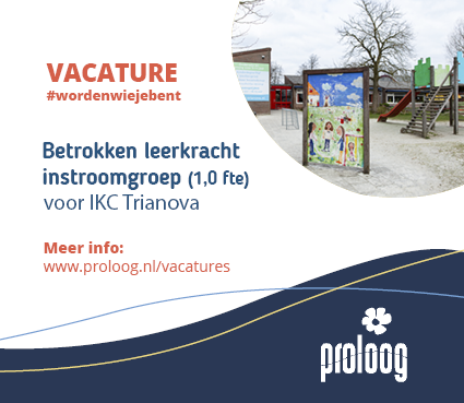 VACATURE | Wij zijn per 6 maart 2023 voor IKC Trianova op zoek naar een betrokken leerkracht voor de instroomgroep. Heb jij kennis van de laatste onderwijsontwikkelingen en ben jij enthousiast en betrokken? Bekijk de vacature! 👉 
proloog.nl/Werken-bij/Vac…