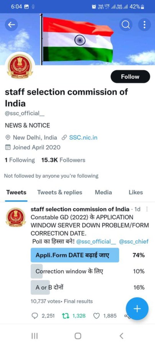 jagadish_dadde's tweet photo. @TheAjitDovalIND please hamaari galthi kya hi sir? 
Please refer to SSC🙏
#ssc_gd_date_extend 
@TheAjitDovalIND 
@ssc_official__ 
@AmitShah 
@narendramodi https://t.co/wtW7IciaFj