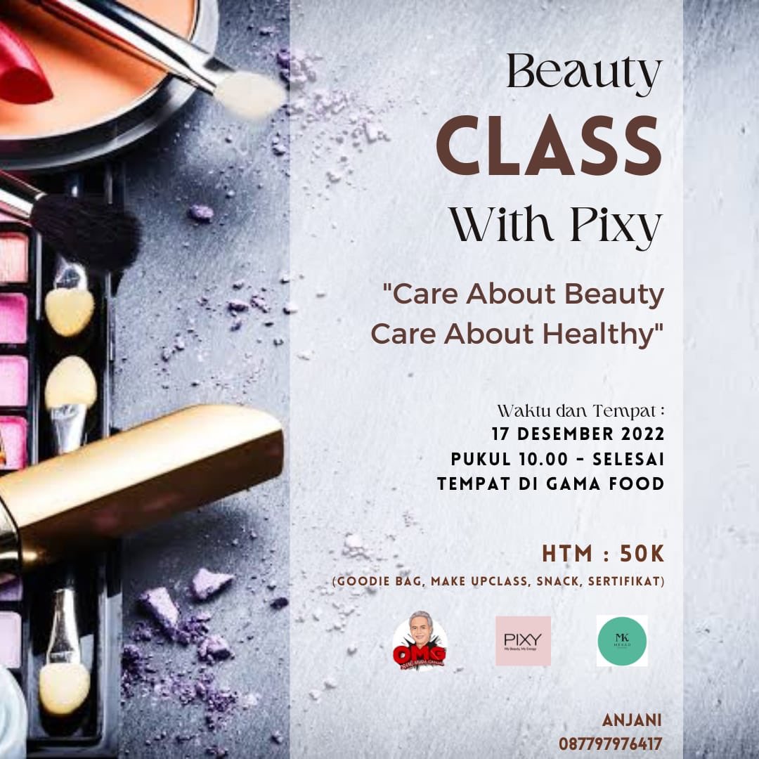 webinar_updates's tweet photo. 📣 Webinar‼️
“Care About Beauty, Care About Healthy”
🗓 Sabtu, 17 Desember 2022
⏰ 10.00 WIB
📍 Gama food serang banten
📜 e-certificate
💰 Rp 50.000
🔗 cp: 087797976417
#webinar #seminaronline #webinarnasional #beautyclass #makeup https://t.co/l5HzblBE5b