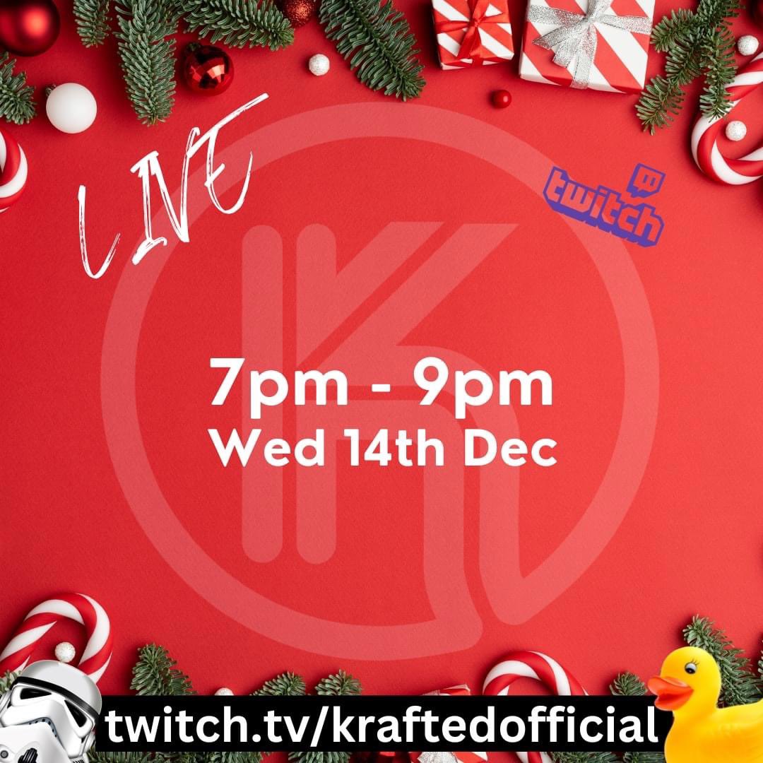 Darren_Krafted's tweet photo. We are back on the @kraftedofficial @Twitch channel tonight from 7pm (UK). A dive into all the latest releases and we reflect on our 2022. 7-9pm Wed 14 Dec. #thisiskrafted https://t.co/HWGDZPCcZW
