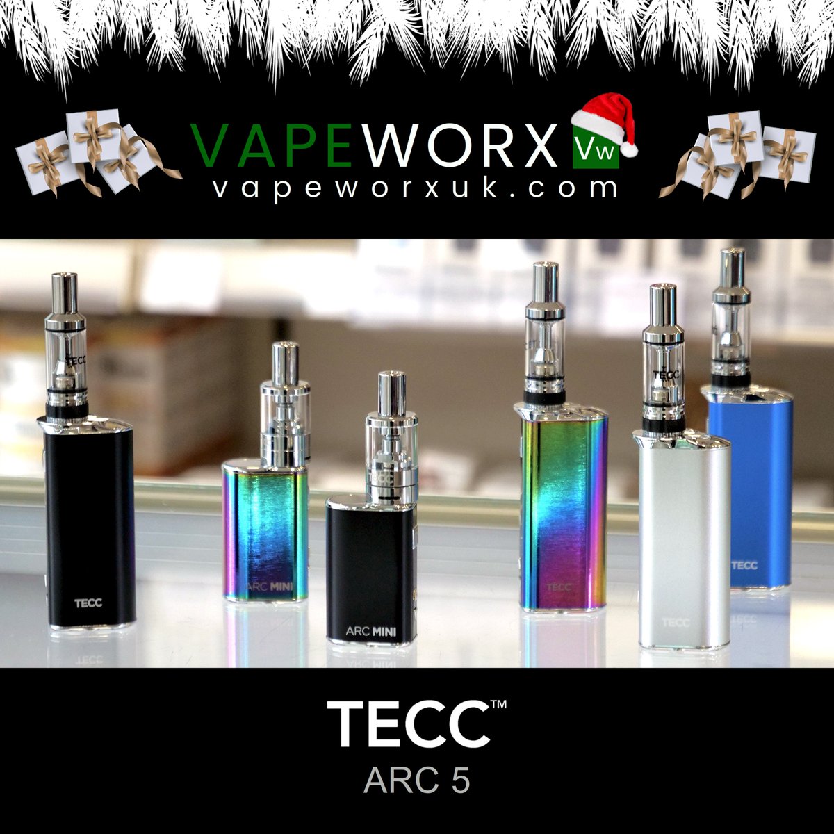 TECC Arc 5 Kits @ vapeworxuk

Christmas gift ideas

vapeworxuk.com/tecc-2/

vapeworxuk.com

#TECC
#TECCarc5
#christmasgiftideas 
#Vapeworx