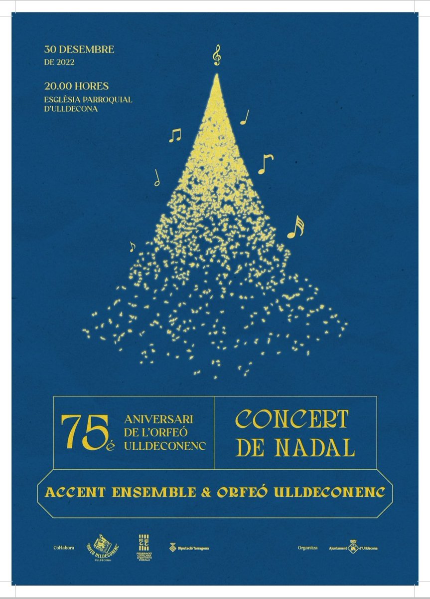 orf_ulldeconenc's tweet photo. 📢 Divendres 30 desembre 20:00 h 

📌 LLOC: Església Parroquial d'#Ulldecona

🎶 #Concert de #Nadal a de l'Orfeó Ulldeconenc, aquest any acompanyats pels amics @accent_ensemble format per Cecília Aymí (#soprano), Inés Reguero (#piano), David Matheu (#viola), https://t.co/MgQL0995gg