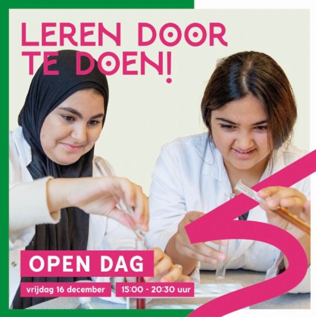 Kom aanstaande vrijdag naar onze Open Dag…