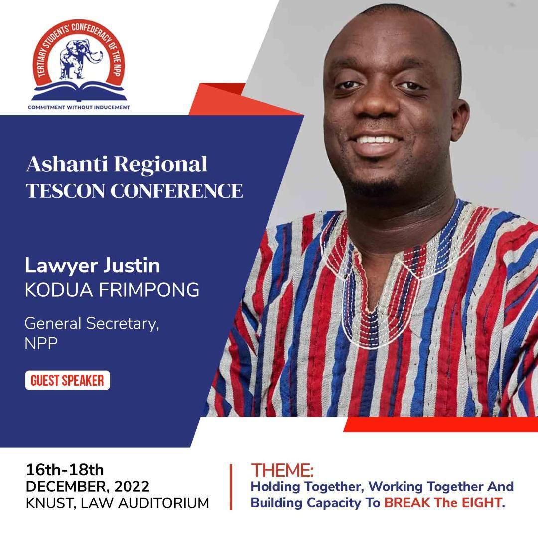 national_tescon's tweet photo. Meet our General Secretary @justinkfrimpong 

Holding Together, Working Together and Building Capacity to Break the EIGHT! https://t.co/AquhiUIT0z
